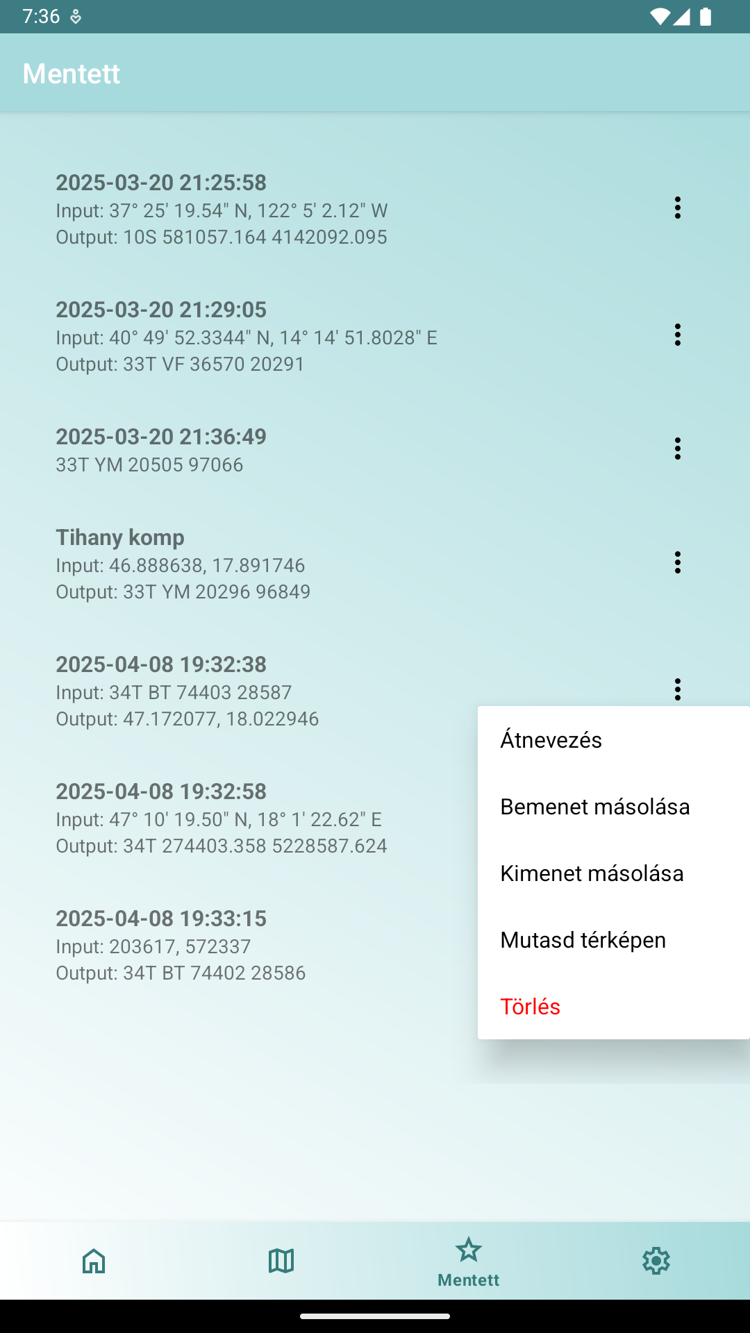 KoordKonvert Screenshot 4